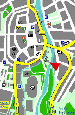 Mapa Sušice